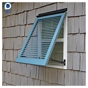 Prima hiện đại nhôm louver cửa sổ đơn giản phong cách biển bên mái hiên với giá cả cạnh tranh Hướng dẫn sử dụng mở làm bằng hợp kim nhôm - Product Image 4