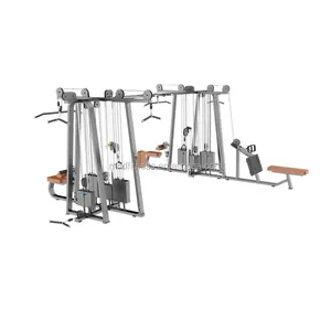 Sport Gym Machine Multi Function fitness Equipment MND F-64 8 Station for Gym