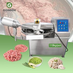 Silent Bow 40l 200l <b>Vegetable</b> Double Speed Electric Meat Bowl Cutter Chopper Mixing and Machine - Product Image 1