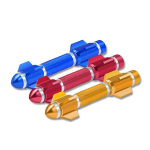 Motorrad Modifizierte Bremsstange Lange Feuerpfeil-Schraubenabdeckung Schraubenkappe Raketenkopf 7 cm Raketenkopf - Product Image 3