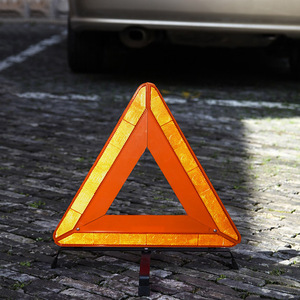 Jianyan Car Warning Triangle High Intensity Reflective Ground Mount Traffic Safety Sign For Vehicle Emergency Use - Product Image 1