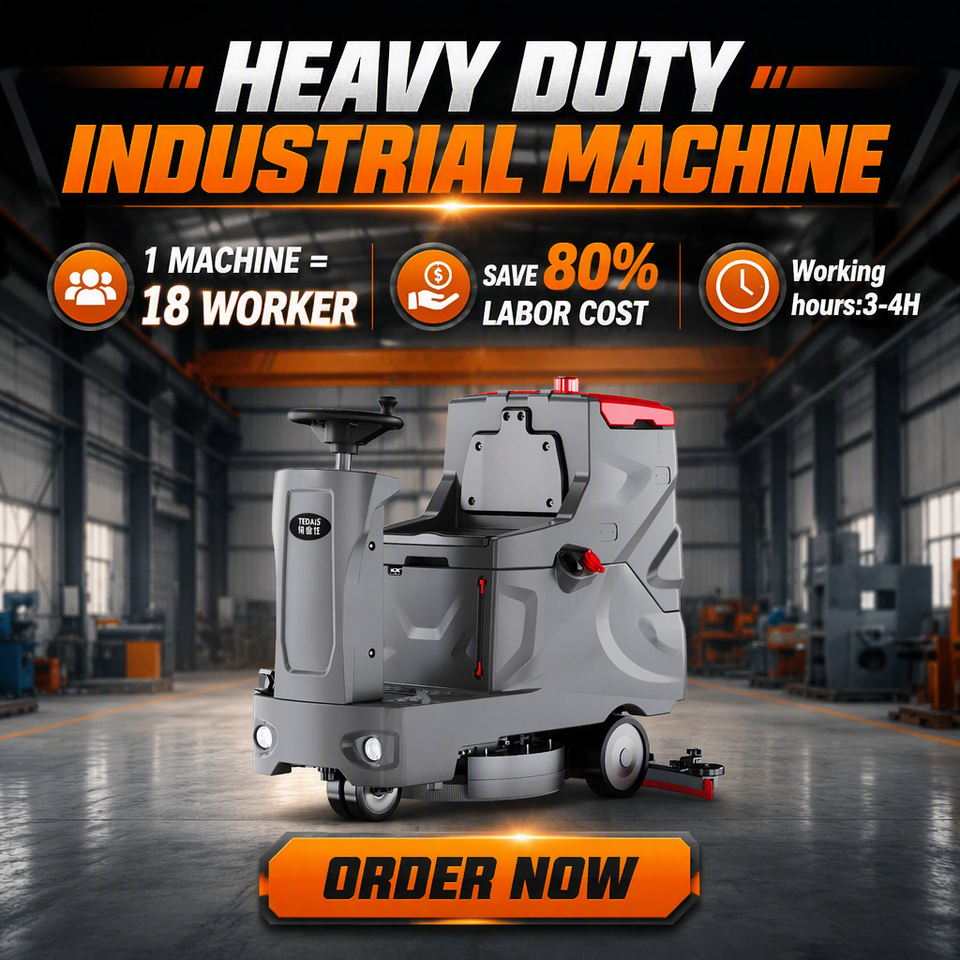 High Performance Big Water Tank Floor Cleaning Machine Small Economy ...