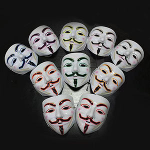 Máscara LED <span class=keywords><strong>de</strong></span> Luz Fría Blanca en Forma <span class=keywords><strong>de</strong></span> V para Fiestas, Máscara <span class=keywords><strong>de</strong></span> Fantasma, Máscara <span class=keywords><strong>de</strong></span> Terror - Product Image 6