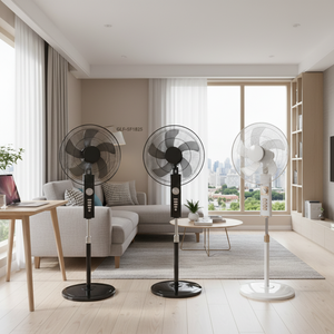 New in Korea Energy Saving Safety Durable GMG Electric 220V Cooling Fan <b>Stand</b> Fan Household Plastic 1 Year Warranty GLF-SF1825 - Product Image 2