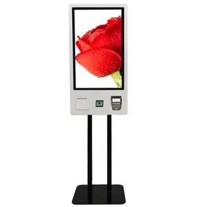 Indoor Self-Service-Bestell zahlungs kiosk Touchscreen-Kiosk mit Scanner und Drucker für Restaurant