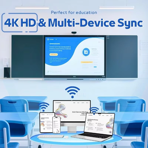 <span class=keywords><strong>Tableau</strong></span> blanc électronique <span class=keywords><strong>interactif</strong></span> intelligent Ultra HD 4K de 65 pouces pour la connectivité USB du système Android de l'école - Product Image 3