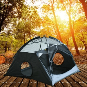 Nuevo diseño de tienda de campaña para mascotas al aire libre recinto de Casa de juego de malla portátil para gatos conejos cachorros animales pequeños hechos de nailon duradero - Product Image 6