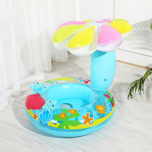 Bouée gonflable pour enfants, motif cygne noir de dessin animé, en PVC standard, pour parc aquatique - Product Image 2