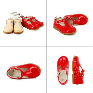 Choozii Casual di Lusso di Tendenza Piccoli Pattini Delle Ragazze Della Principessa Partito Rosso Mary Jane Scarpe - Product Image 6