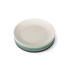 Juego de vajilla redonda de melamina estilo nórdico en colores sólidos para uso en hoteles y hogares. - Product Image 2