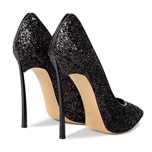 Chaussures à talons aiguilles brillantes pour femmes, escarpins à talons hauts, en promotion - Product Image 4