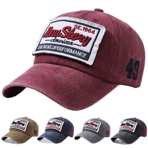 Gorra de Béisbol Unisex de 6 Paneles - Tela de Algodón Desgastada con Diseño de Gorra de Béisbol Ajustable - Product Image 4