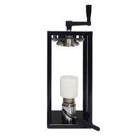 Machine de scellage manuelle rotative professionnelle pour canettes en plastique PET et bouteilles en aluminium, idéale pour les magasins de sodas, café, bière et bubble tea