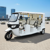 Tricycle électrique homologué pour la route, conforme aux normes CEE pour le marché européen - 100% électrique, 3 roues, taxi-tricycle avec 6 passagers et plus de 1000W de puissance