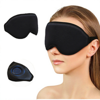 Masques de sommeil 3D avec sangle élastique, mousse à mémoire de forme haute densité super douce, bloquant la lumière de manière totale, respirants, pour une utilisation nocturne