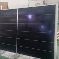 Tuiles de toit perc 540w, kit de modules de cellules solaires entièrement noires, panneaux de bardages de toit