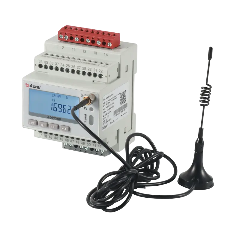 Acrel ADW300-WF Kwh 3-фазный измеритель мощности MQTT на Din-рейку для мониторинга Wi-Fi IOT