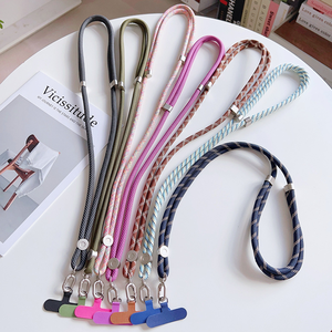 Sangle de téléphone portable ronde confortable en corde, réglable jusqu'à 120 cm, anti-perte, par Xuman, pour un usage quotidien avec une languette sécurisée - Product Image 6