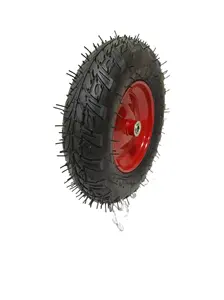 Fábrica de pneus Qingdao 4.00-8 roda de borracha de ar para carrinho de mão mercado russo
