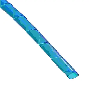 2M Kawat Spiral Wrap Tabung Mengelola Kabel untuk Komputer PC Rumah Kawat Organizer Wrap Manajemen Hitam Putih Biru 6-60MM
