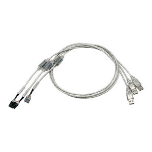 מותאם אישית 28awg/1p + 24awg/2c + כבל USB 2.0 dupont 2.54 מ "מ מחבר כבל 4p 5pjst מולקס מחבר USB usb a/סוג c/microcable - Product Image 2