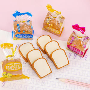 Borrador de Lápiz con Diseño de <span class=keywords><strong>Tostada</strong></span> Divertido, Material Escolar con Borrador Promocional para el Estudio y el <span class=keywords><strong>Dibujo</strong></span> - Product Image 5
