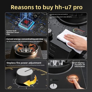 Hua Huo U7pro 2026 New Model Household Electric Stove Open Flame <strong>Ignition</strong> No <strong>Gas</strong> Needed Fiberglass Surface Two-year Warranty - Product Image 3