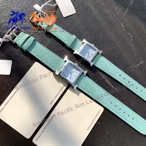 นาฬิกาควอทซ์ผู้หญิงแบรนด์ H รุ่นเกาหลี หน้าปัดสี่เหลี่ยมเล็ก ตัวเรือนสแตนเลส 316L ดีไซน์หรูหราสำหรับนักธุรกิจ กล่อง Ronda - Product Image 2