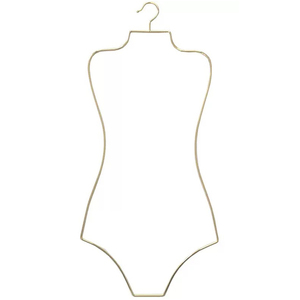 Appendiabiti all'ingrosso <span class=keywords><strong>per</strong></span> lingerie da donna, appendiabiti in metallo dorato a forma di corpo <span class=keywords><strong>per</strong></span> costumi da bagno, appendiabiti espositivi <span class=keywords><strong>per</strong></span> bikini <span class=keywords><strong>per</strong></span> negozi di abbigliamento - Product Image 1