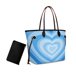 Bolso de Hombro para Mujer, Diseño de Dibujos Animados, Cierre de Cremallera, Material de Poliéster, Estilo Hip-Hop, Bolso de Compras, MOQ de Una Pieza - Product Image 1
