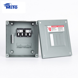 Caja de distribución eléctrica mcb de metal, 4 vías, monofásica, económica, Superior - Product Image 4