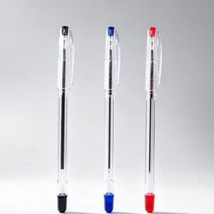 Promotional Plastic Blue Ball <b>Pens</b> for School Office Stationery High Quality Cheap Ball <b>Pen</b> with 3 <b>Color</b> - Product Image 4