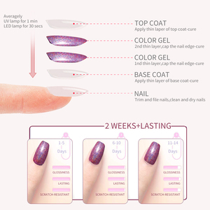 Esmalte de Uñas de Gel Holográfico con Brillo Diamante, Alta Pigmentación, Secado con Lámpara UV LED, Personalizable con Logotipo, Venta al Por Mayor - Product Image 4