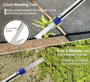 3 in 1 Telescopic Crack Weeding <strong>Tool</strong> Patio <strong>Weed</strong> Moss <strong>Remover</strong> - Product Image 6