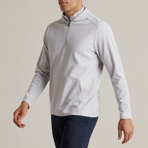 เสื้อฮู้ดมีซิปสำหรับผู้ชายผ้าคอตตอนเนื้อนุ่มอบอุ่นผ้าโพลีเอสเตอร์โค้งแบบพอดีโลโก้ตามสั่งสำหรับฤดูหนาว - Product Image 2