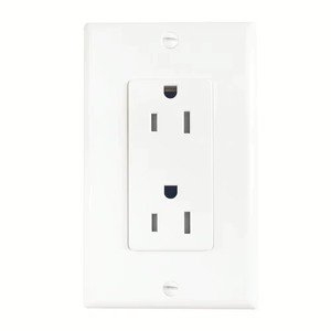 Tiêu chuẩn Mỹ Nhà Máy Giá kép Surge-proof Tường Ngoài Trời ổ cắm PVC chúng tôi receptacle cho công nghiệp văn phòng sử dụng 15A đánh giá 2 - Product Image 5