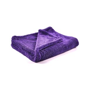 Serviette de voiture en microfibre 1200GSM personnalisée 1400GSM Serviette de lavage de voiture de haute qualité Serviette de séchage à boucle torsadée sans bord - Product Image 3