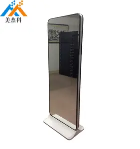 32 inch magic mirror advertising display stand alone digital signage transparent lcd showcase