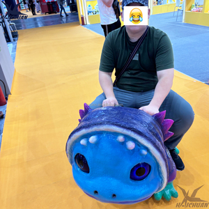 Patinete de dinosaurio de animales para niños de estilo personalizable, material divertido y suave para uso familiar en la Plaza de la Comunidad - Product Image 2