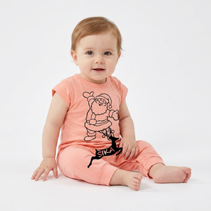 Vente en gros de barboteuses pour bébé en fibre de bambou 100% écologiques, respirantes, à manches courtes, pour nouveau-nés, séchage rapide, fabricant OEM - Product Image 1