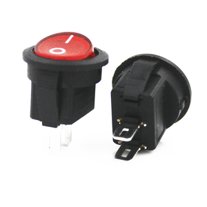 LANZ 16,5mm Kleiner Runder Wippschalter, mit Beleuchtung, Ein/Aus, SPST, 3P Transparente Kappe 2p TÜV CE CB - Product Image 3