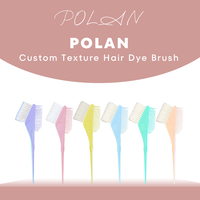 POLAN Meilleure vente Peigne à brosse de teinture pour cheveux durable pour une utilisation en salon professionnel avec une qualité supérieure et une construction longue durée
