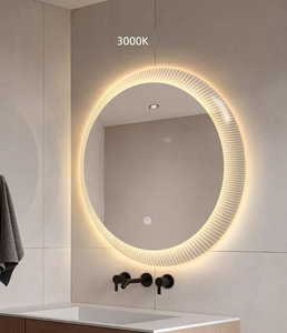 <span class=keywords><strong>Espejo</strong></span> de Pared de Diseño Moderno <span class=keywords><strong>80X80</strong></span>, <span class=keywords><strong>Espejo</strong></span> de Baño <span class=keywords><strong>LED</strong></span> Redondo con Certificación CE, <span class=keywords><strong>Espejo</strong></span> Inteligente para Baño - Product Image 4