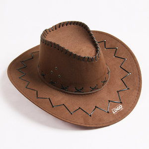 Custom Unisex Cowboy Hat with Wide Brim - Fedora Style Outdoor Sunshade Cap for Adults, Mongolian Design
