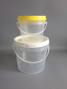 <span class=keywords><strong>1KG</strong></span> Mật Ong Xô Thùng Với Tay Cầm Bằng Nhựa Và Nắp 3Kg Cấp Thực Phẩm BPA Free Nhựa Xô Trong Suốt Rõ Ràng <span class=keywords><strong>Container</strong></span> - Product Image 4