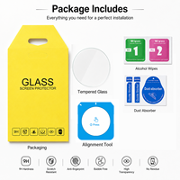 Outil d'alignement à installation rapide, protection d'écran en verre trempé HD 9H compatible avec Samsung Galaxy Watch7 Ultra 40 mm 44 mm