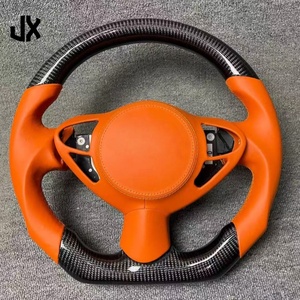 Volant de voiture pour <span class=keywords><strong>Infiniti</strong></span> G35 Fx35 Qx70 Qx60 pour <span class=keywords><strong>Nissan</strong></span> Sylphy 370z 350z f Sports Leather Carbon Fiber Steering Wheel - Product Image 1