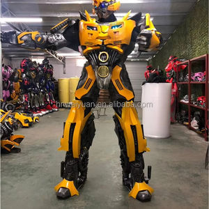 Costume de Cosplay de Cyber <span class=keywords><strong>Robot</strong></span> lumineux géant personnalisé Costume de Mecha LED pleine grandeur pour hommes | Costume de <span class=keywords><strong>film</strong></span> de jeu d'anime rouge - Product Image 3