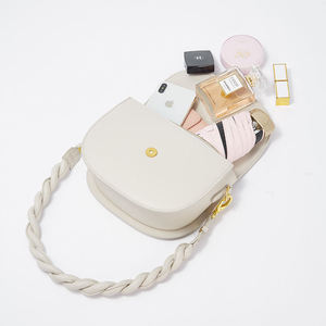 Nuevo bolso de hombro de cuero moderno y sencillo, bolso informal tipo bandolera, bolso de mano de cuero vacuno de lujo para mujer - Product Image 2
