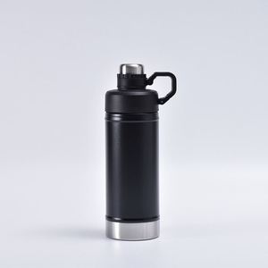 Thermos en acier inoxydable anti-fuite 500 ml 750 ml, bouteille isotherme avec joint en caoutchouc et poignée, pour utilisation en extérieur et en voiture - Product Image 2